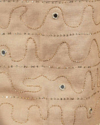 Ahalya Linen Beige Trousers | AMBR