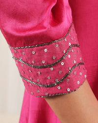 Anila Pink Applique Co-ord Set | AMBR