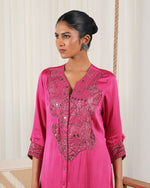 Anila Pink Applique Co-ord Set | AMBR