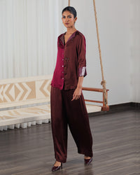 Apa Satin Co-ord Set | AMBR