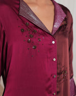 Apa Satin Co-ord Set | AMBR