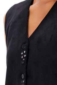 Black Shisha Waistcoat | AMBR