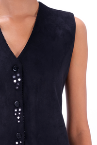Black Shisha Waistcoat | AMBR