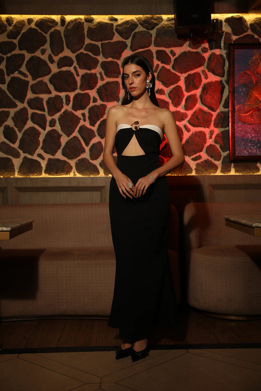 Black mirage dress | Khushbu Rathod