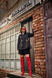 Black Rosa Shirt/Co-ord set | Puja Agarwal
