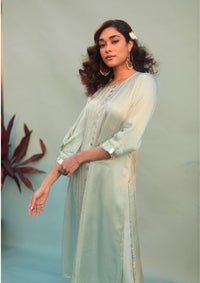 Saba Green Kurta Set with Pant & Dupatta | Prahnaaya