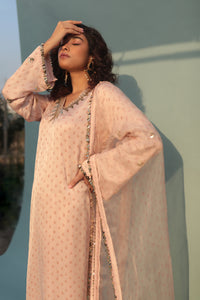 Saba Pink Kurta Set with Pant and Dupatta | Prahnaaya