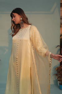 Saba Yellow Kurta Set with Pant & Dupatta | Prahnaaya