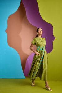 BIAS CUT DRESS IN NEBULA | CUIN
