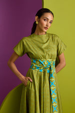 BIAS CUT DRESS IN NEBULA | CUIN