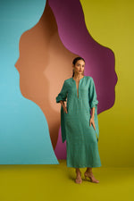 LONG TUNIC DRESS IN TESSERA | CUIN