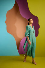 LONG TUNIC DRESS IN TESSERA | CUIN