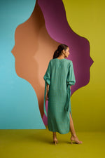 LONG TUNIC DRESS IN TESSERA | CUIN