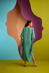 LONG TUNIC DRESS IN TESSERA | CUIN