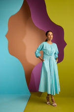 BLUE MEADOW DRESS IN NEBULA | CUIN