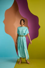 LILAC DOBBY DRESS IN NEBULA | CUIN