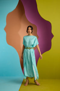 LILAC DOBBY DRESS IN NEBULA | CUIN