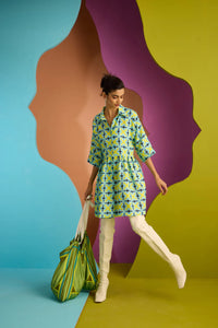 BLUE HEAVEN DRESS IN FRACTALICA | CUIN