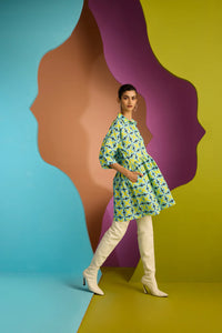 BLUE HEAVEN DRESS IN FRACTALICA | CUIN