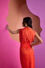 HOLIDAY SHIRT IN TESSERA (SLEEVELESS) | CUIN