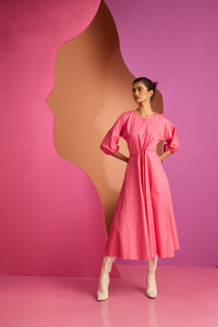 PINK MEADOW DRESS IN NEBULA | CUIN