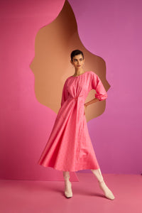 PINK MEADOW DRESS IN NEBULA | CUIN