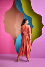 RED WENOS KAFTAN IN TESSERA | CUIN