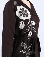 Choco Long Dress | Linen Bloom