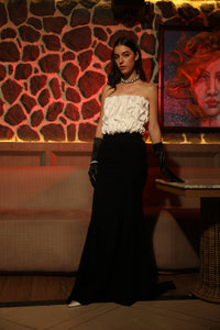 Abyss suede skirt | Khushbu Rathod
