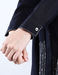 Navy Tube light set | Linen Bloom