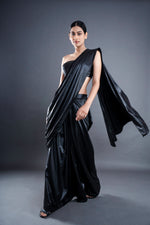 Faux leather saree | ATBW