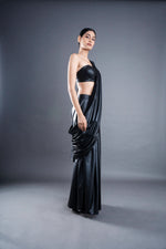 Faux leather saree | ATBW