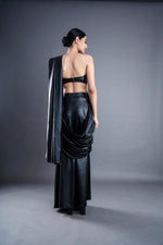 Faux leather saree | ATBW