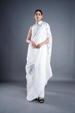 Mystic white saree | ATBW