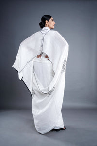 Mystic white saree | ATBW