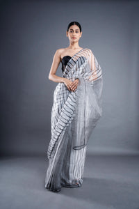 Geometric pattern saree | ATBW