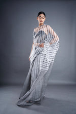 Geometric pattern saree | ATBW