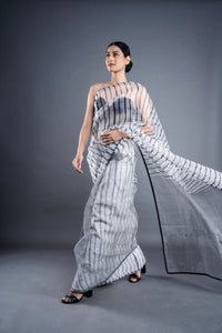 Geometric pattern saree | ATBW