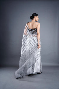 Geometric pattern saree | ATBW