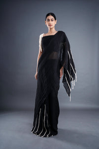Black brunch saree | ATBW