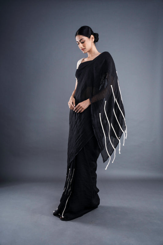 Black brunch saree | ATBW