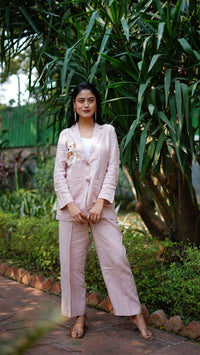 LIGHT PINK DOG/CAT BLAZER | Linen Bloom