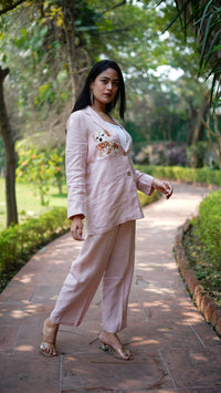 LIGHT PINK DOG/CAT BLAZER | Linen Bloom