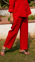 RED PENCIL PANTS | Linen Bloom