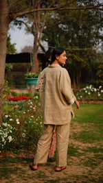 LIGHT SAGE BIG SHIRT | Linen Bloom