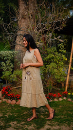LIGHT SAGE SLEEVELESS DRESS | Linen Bloom