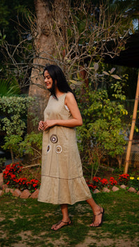 LIGHT SAGE SLEEVELESS DRESS | Linen Bloom