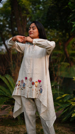 LIGHT PINK HIGHLOW TUNIC | Linen Bloom