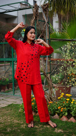 RED BOX SHIRT | Linen Bloom