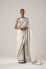White patti saree | ATBW